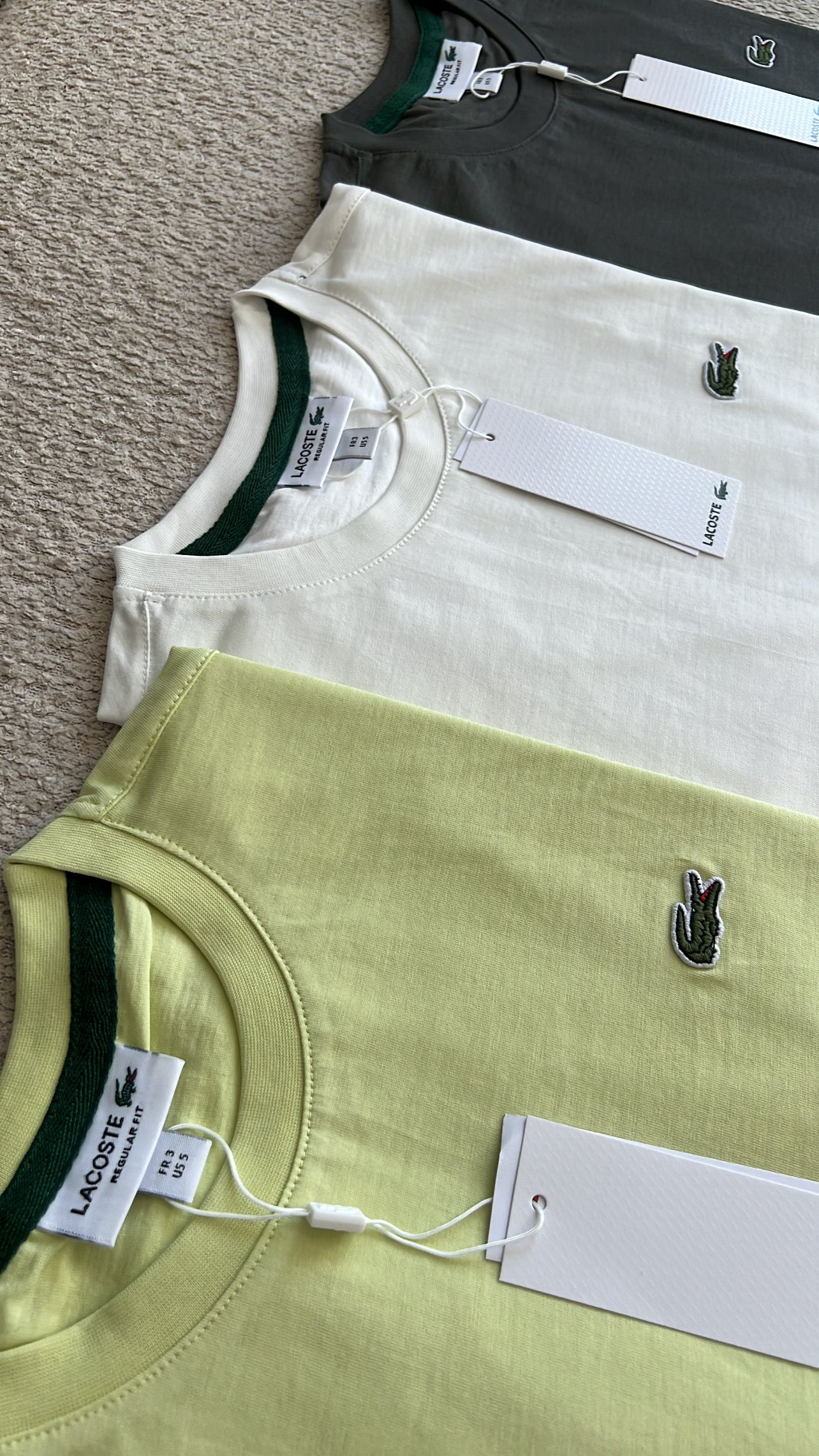 T-shirt Lacoste 100% coton