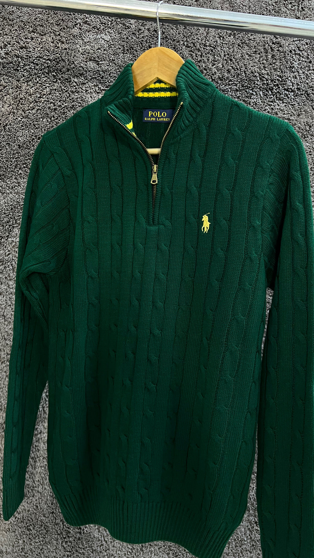 Pull Demi-Zippé Ralph Lauren pour Homme