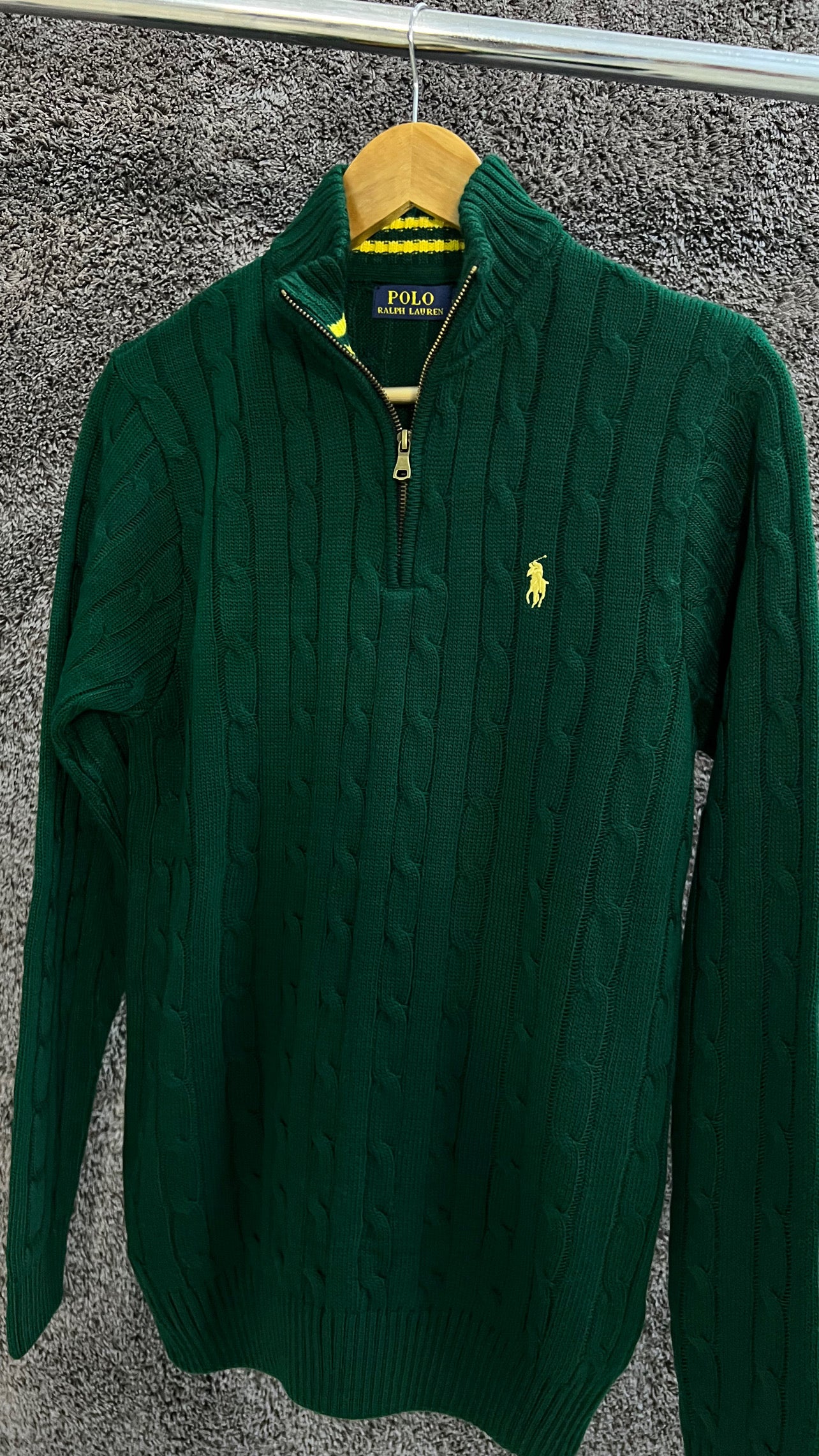 Pull Demi-Zippé Ralph Lauren pour Homme