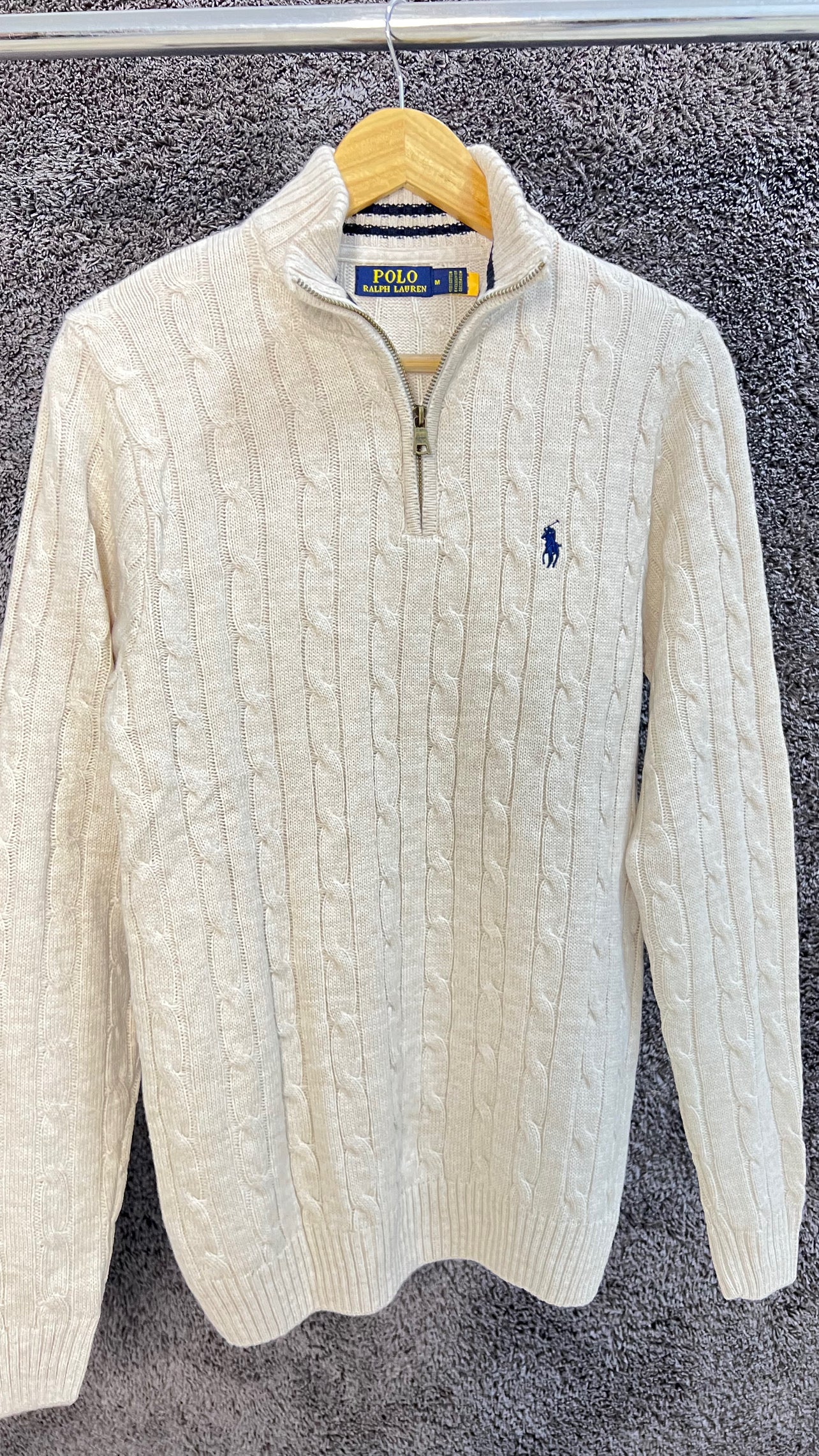 Pull Demi-Zippé Ralph Lauren pour Homme