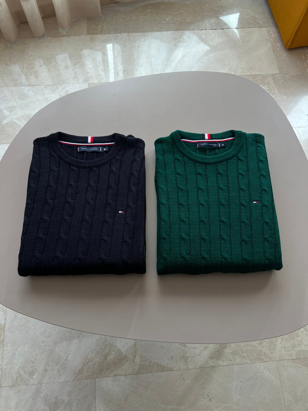 Pull Col Rond Tommy Hilfiger pour Homme