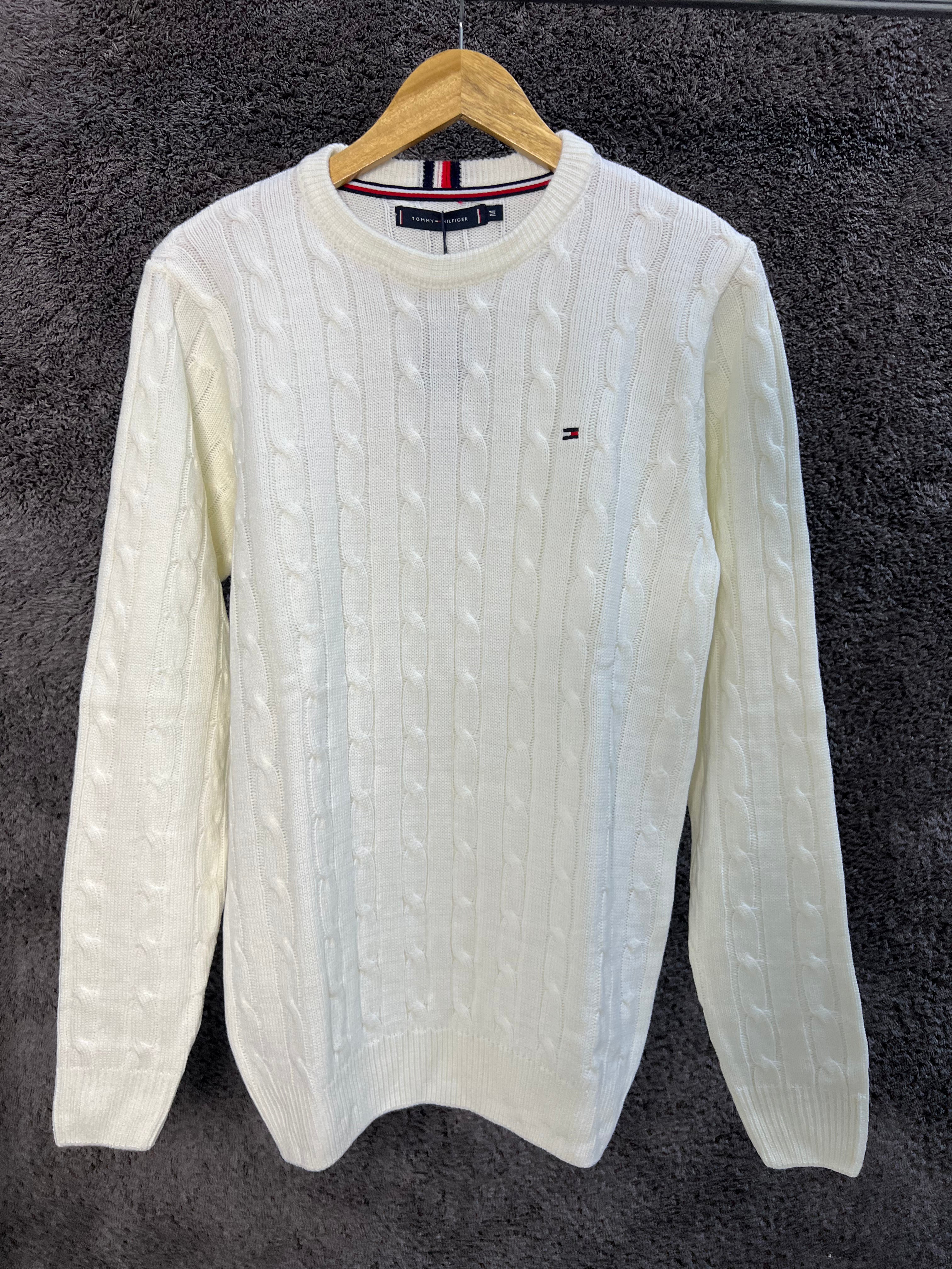 Pull Col Rond Tommy Hilfiger pour Homme