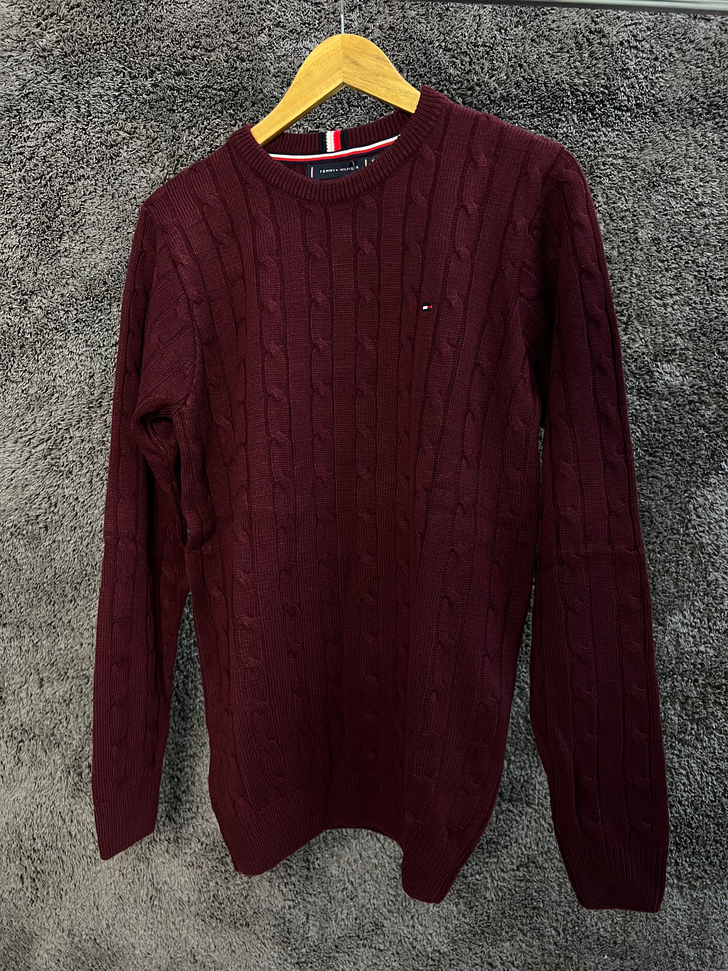 Pull Col Rond Tommy Hilfiger pour Homme