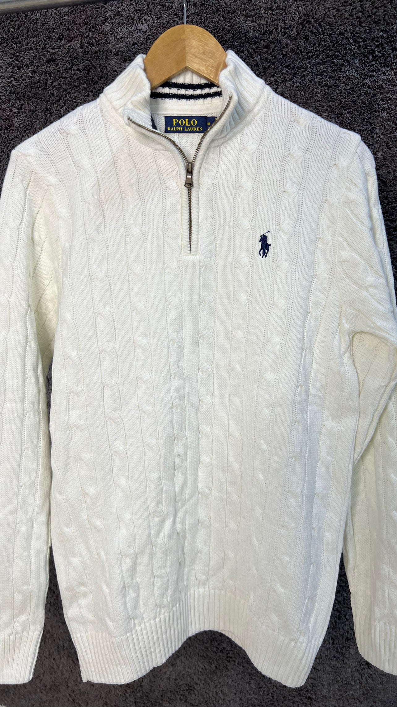 Pull Demi-Zippé Ralph Lauren pour Homme