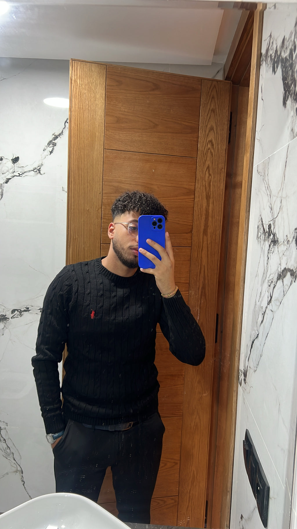 Pull Col Rond Ralph Lauren pour Homme